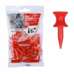 Masters Graduated 32mm Golf Tees β Red (35 Pack)